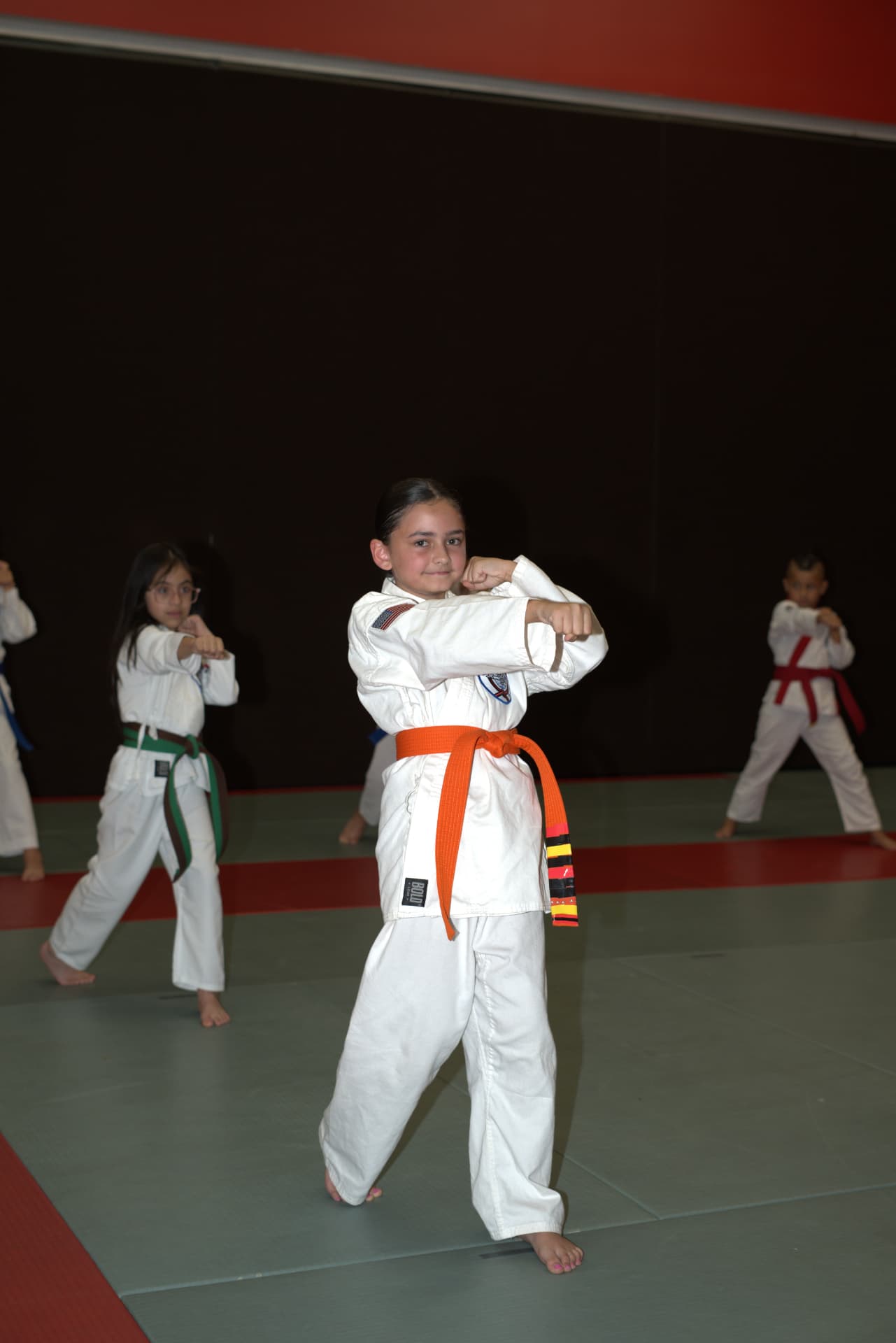Rock Solid Karate instructors and students