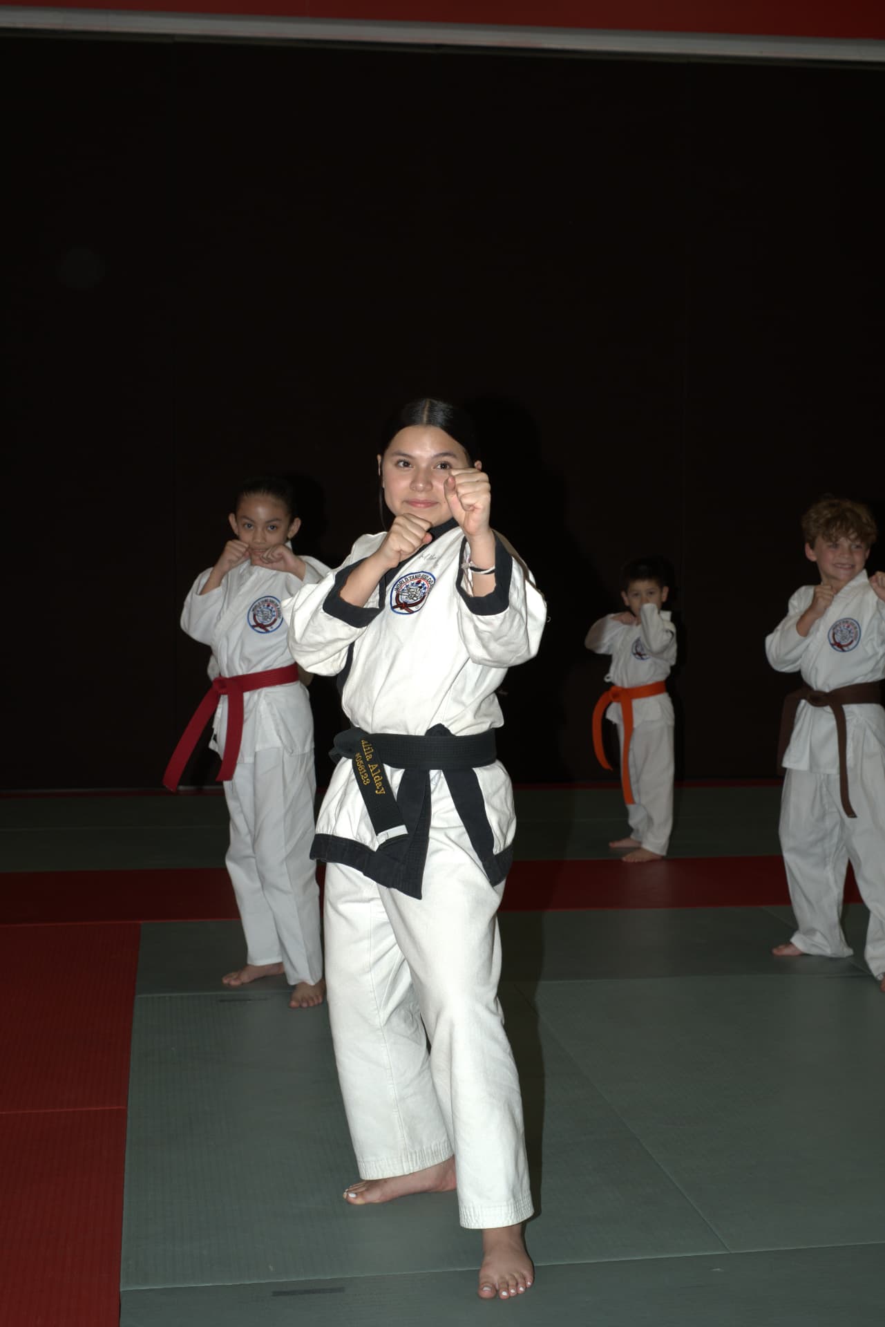 Rock Solid Karate instructors and students